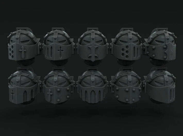 10-20x Knightly Visor Variety Pack Helmets