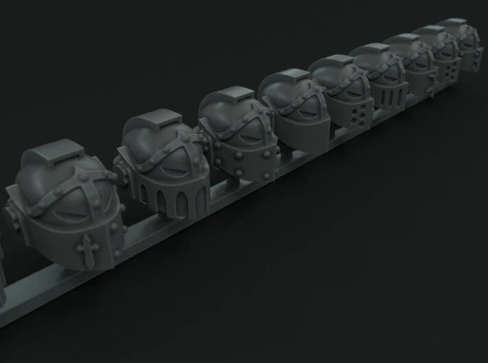 10-20x Knightly Visor Variety Pack Helmets