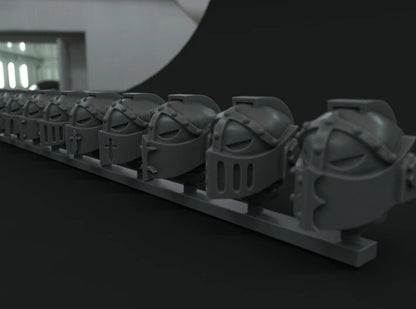 10-20x Knightly Visor Variety Pack Helmets