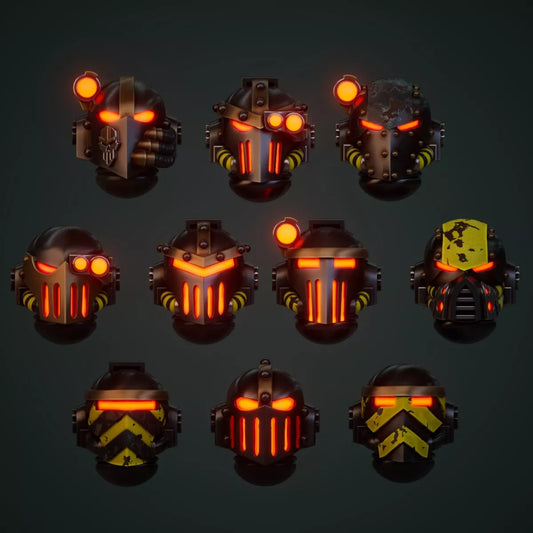 10-20x Iron Fighters Helmet Variety Pack