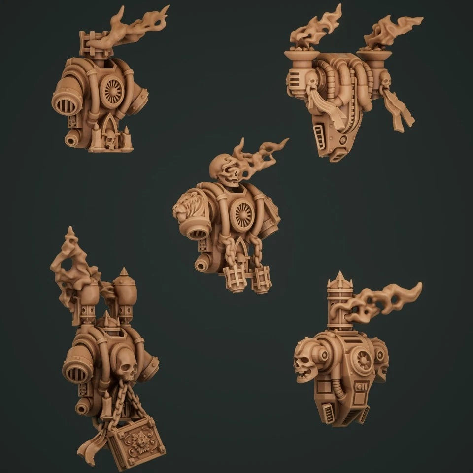 5-10x Censer Backpacks for Gloomy Angels or Templar Crusader Space Knights