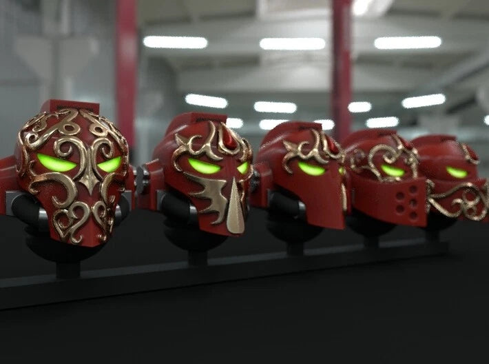 10-20x Sanguine Angels Ornate Variety Helmets