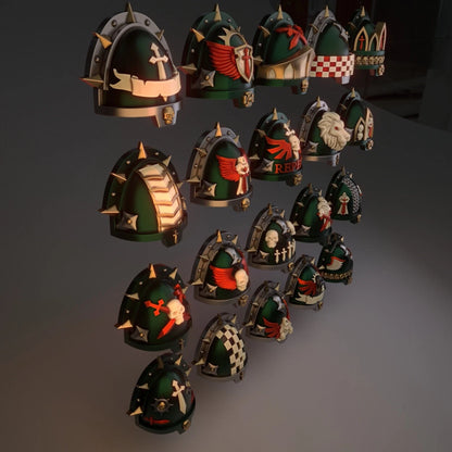 10-20x Gloomy Angel Shoulder Pad Variety Pack (Mk X)