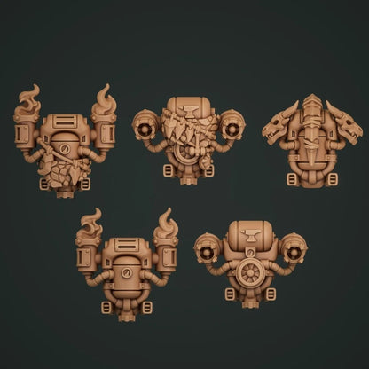 5-10x Anvil Wardens/Flame Lizard Marine Dragon Backpacks