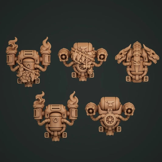 5-10x Anvil Wardens/Flame Lizard Marine Dragon Backpacks