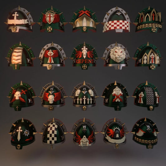 10-20x Gloomy Angel Shoulder Pad Variety Pack (Mk X)