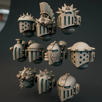 10-20x Iron Fighters Armored Helmet Variety Pack