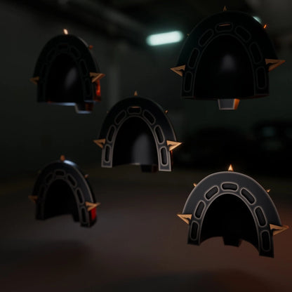 10-20x Flame Veteran Shoulder Pads For Space Knights
