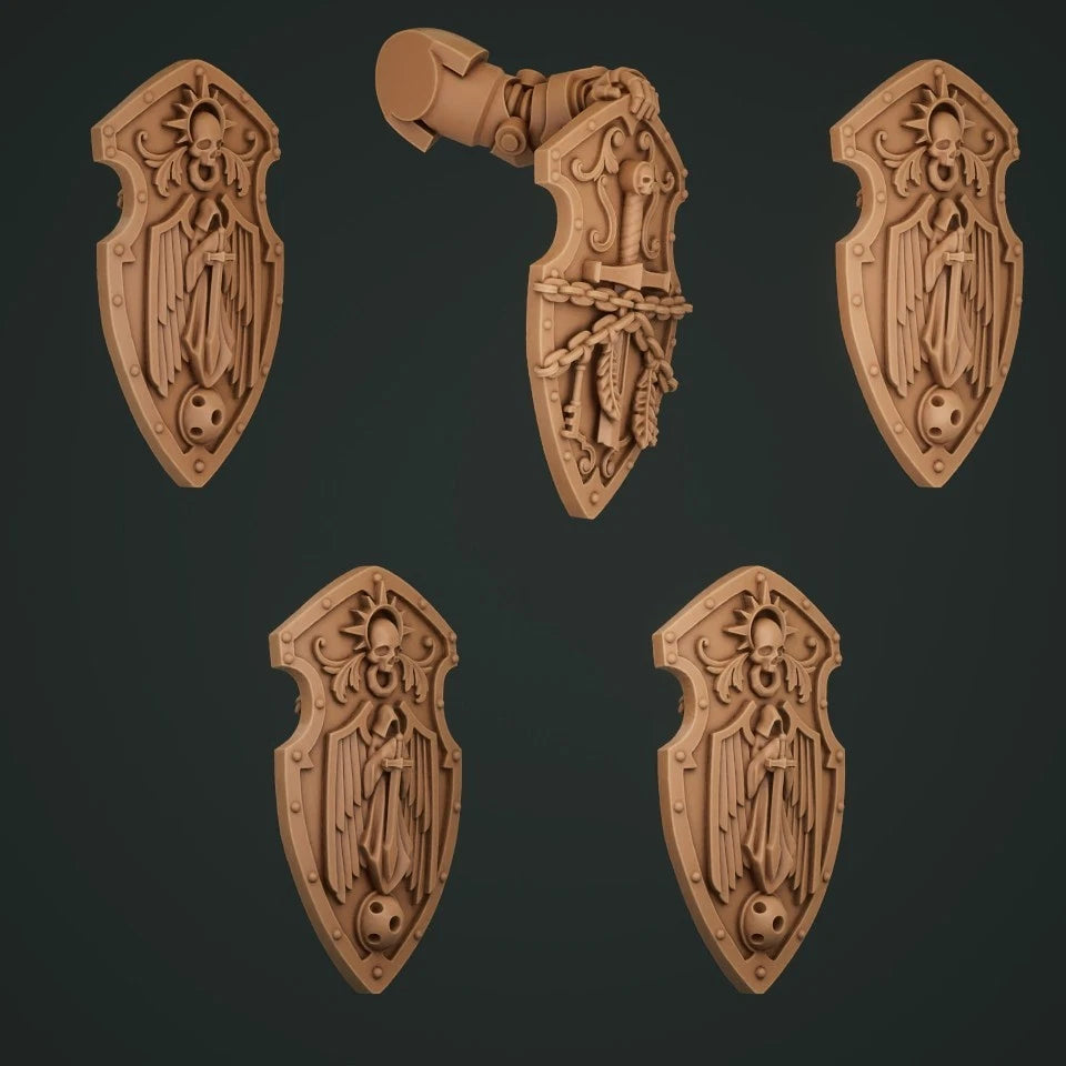 5-10x Gloomy Angel Gothic Terminator Shields