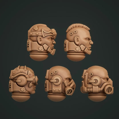 10-20x Anvil Wardens/Flame Lizard Marine Bare heads