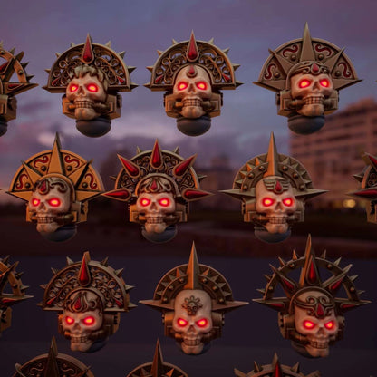 10-20x Sanguine Angels Skull Masks