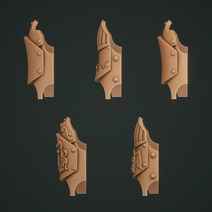 10-20x Terminator Gothic Shins for Gloomy Angel Space Knights