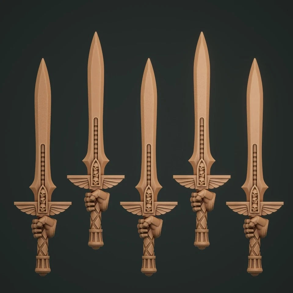 5-10x Terminator Swords for Gloomy Angel Space Knights
