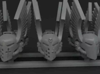 10-20x Variety Helmets For Gloomy Angels With Wings – VBits Studios 10-20x Variety Helmets For Gloomy Angels With Wings – VBits Studios