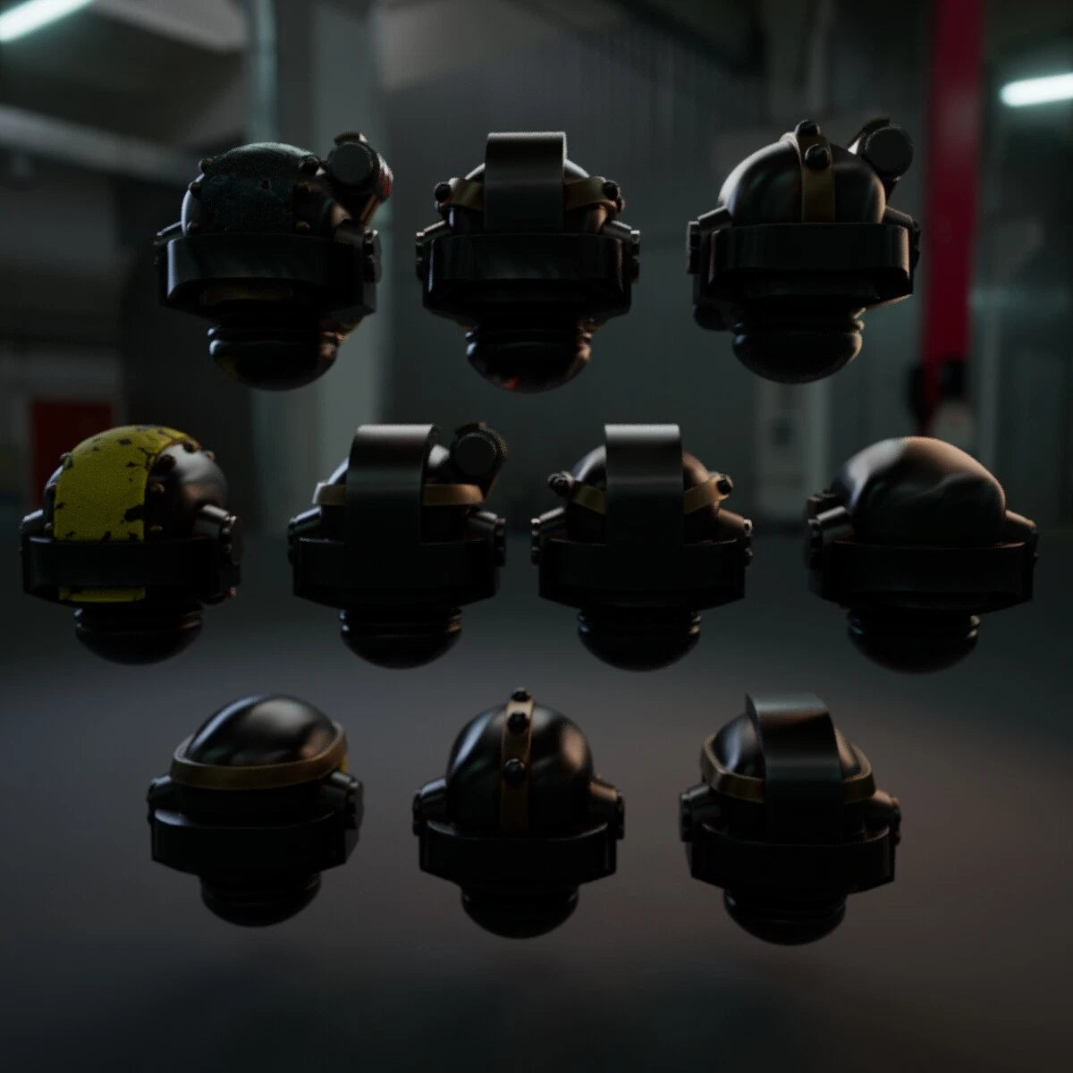 10-20x Iron Fighters Helmet Variety Pack
