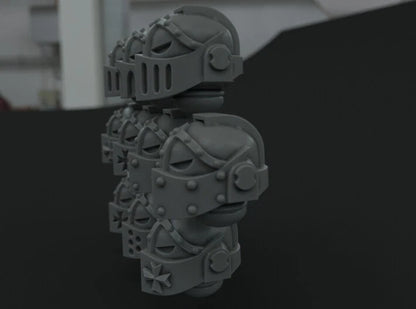 10-20x Templar Crusader Visor Variety Pack Helmets