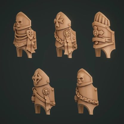 10-20x Terminator Shins for Templar Crusader Space Knights