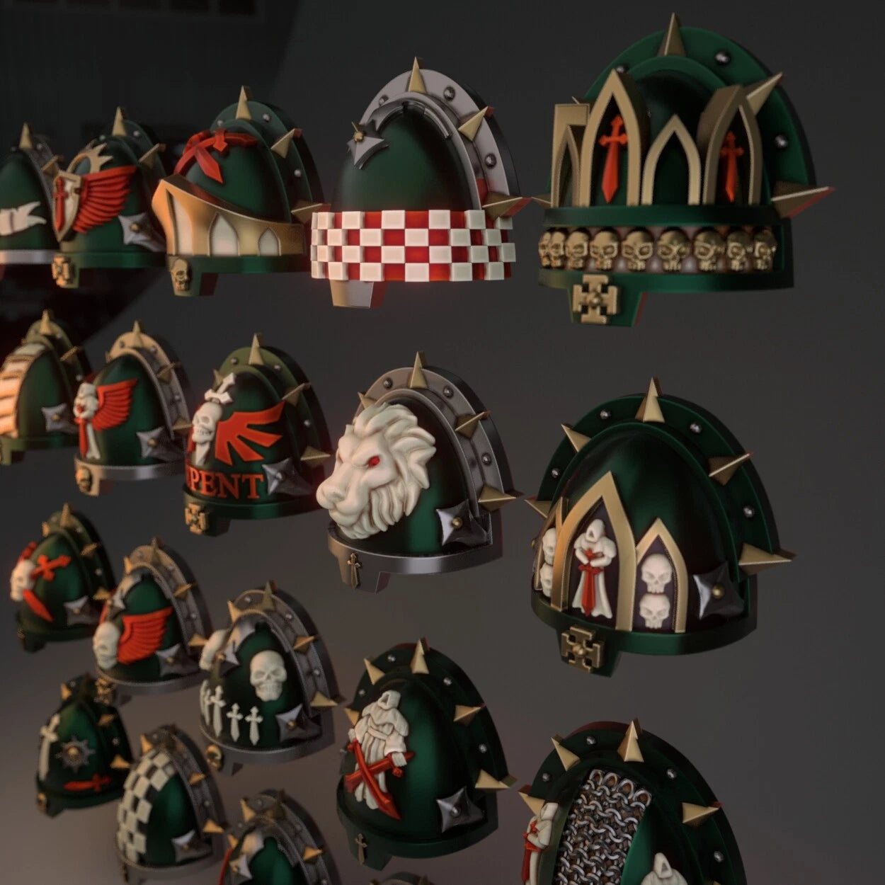 10-20x Gloomy Angel Shoulder Pad Variety Pack (Mk X)