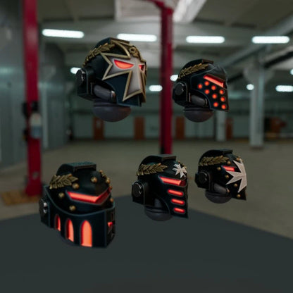 10-20x Templar Crusader Veteran Helmets Variety Pack