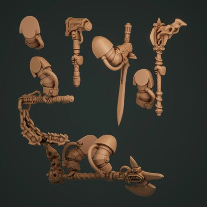 5-10x Terminator Weapons Variety Pack for Gloomy Angels Space Knights