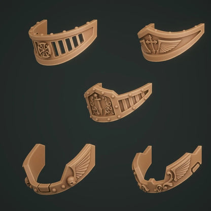 10-20x Terminator Gorgets for Gloomy Angel Space Knights