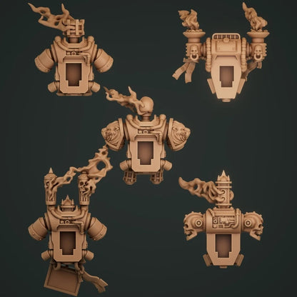 5-10x Censer Backpacks for Gloomy Angels or Templar Crusader Space Knights