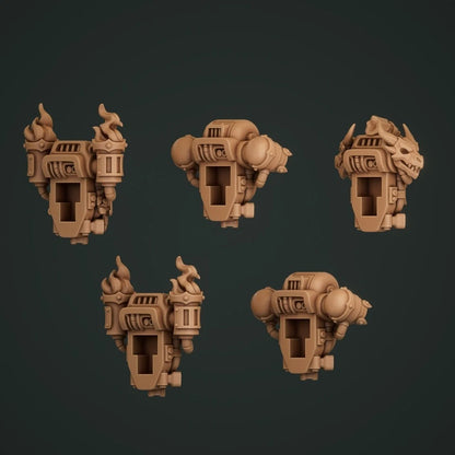 5-10x Anvil Wardens/Flame Lizard Marine Dragon Backpacks
