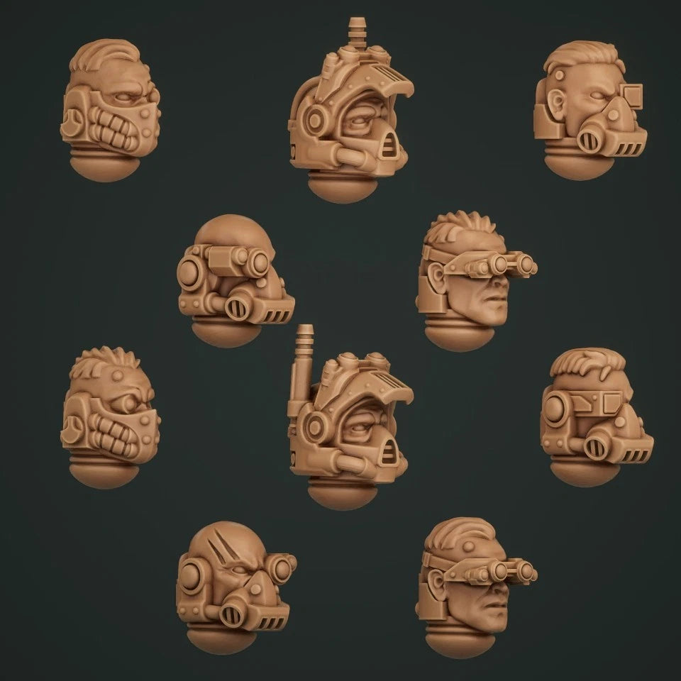 10-20x Tactical Bare Heads for Space Knights