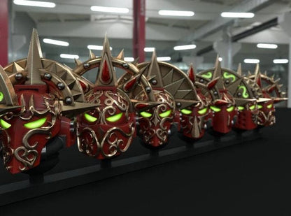 10-20x Sanguine Angels Crested Helmet Variety Pack