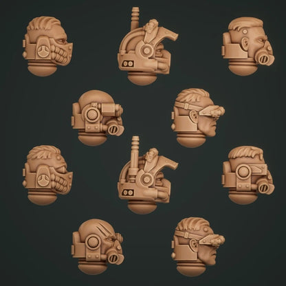10-20x Tactical Bare Heads for Space Knights
