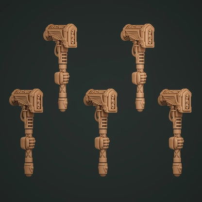 5-10x Terminator Hammers of Thunder for Gloomy Angel Space Knights