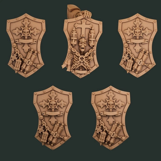 5-10x Templar Crusader Gothic Terminator Shields
