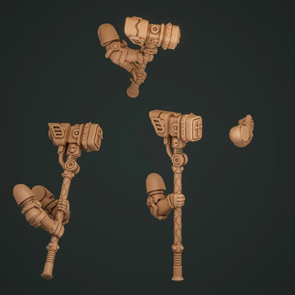 3-6x Templar Crusader Two Handed Power Hammers