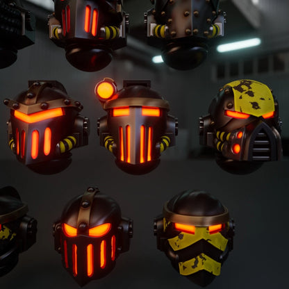 10-20x Iron Fighters Helmet Variety Pack