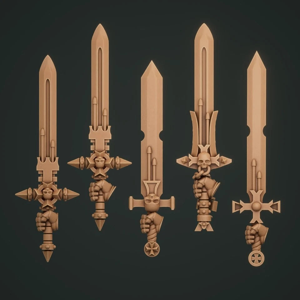10-20x  Templar Crusader Variety Swords