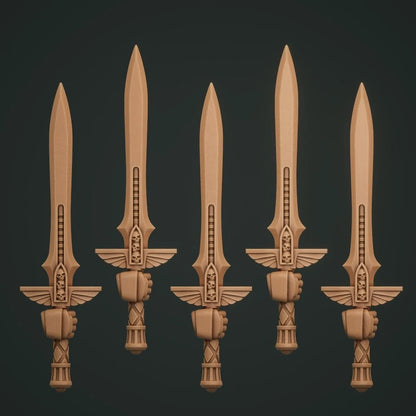 5-10x Terminator Swords for Gloomy Angel Space Knights