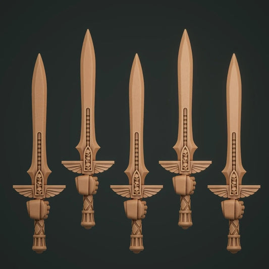 5-10x Terminator Swords for Gloomy Angel Space Knights