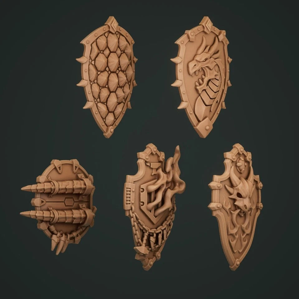 5-10x Anvil Wardens/Flame Lizard Marine Dragon Scale Shields