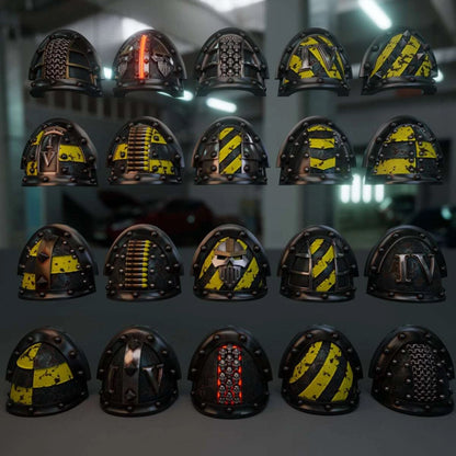 10-20x Iron Fighters Shoulder Pad Variety Pack (Style III)