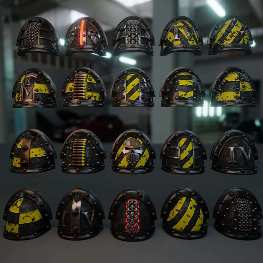10-20x Iron Fighters Shoulder Pad Variety Pack (Style III)