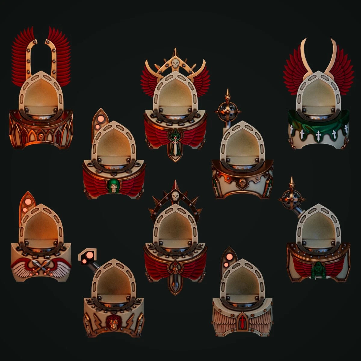 5-10x Gloomy Angels Terminator Torsos Upgrades