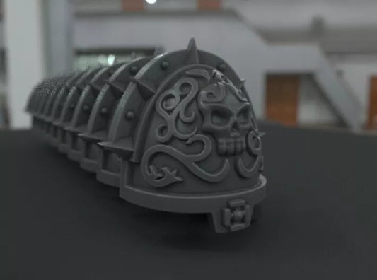 10-20x Veteran Shoulder Pads for Space Knights