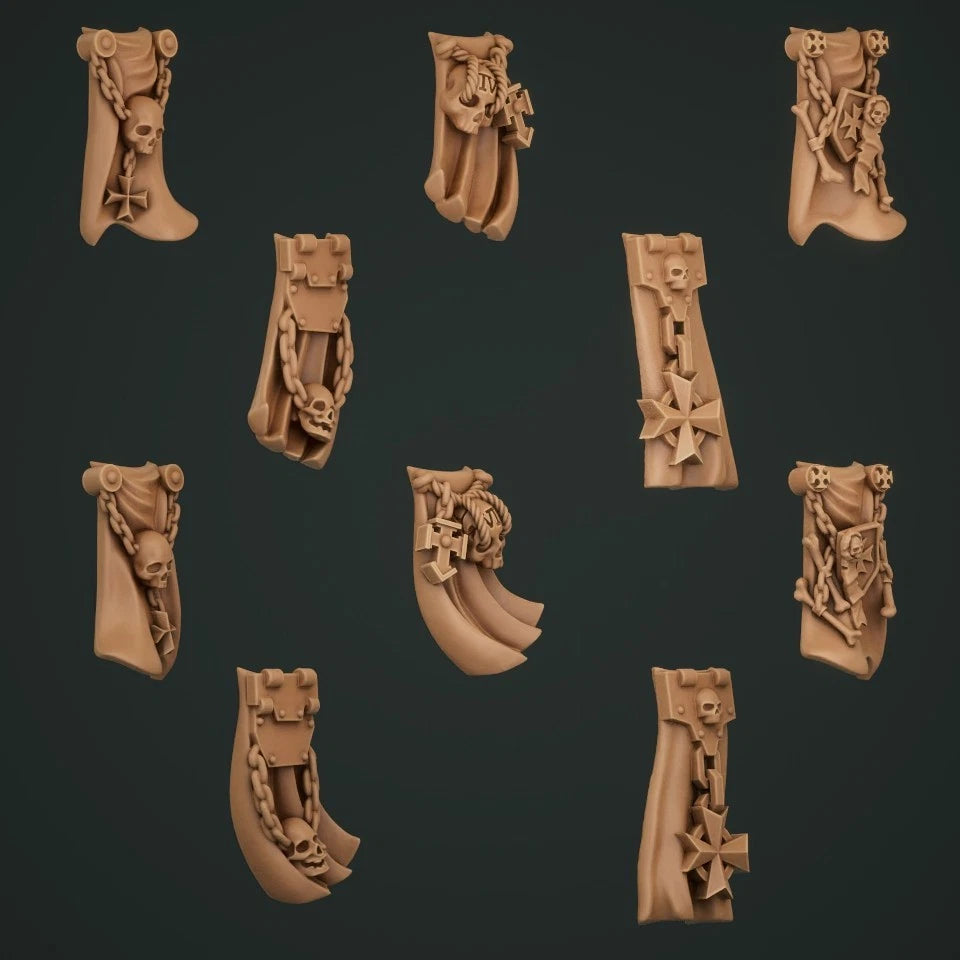 10-20x Tabards for Templar Crusader Space Knights