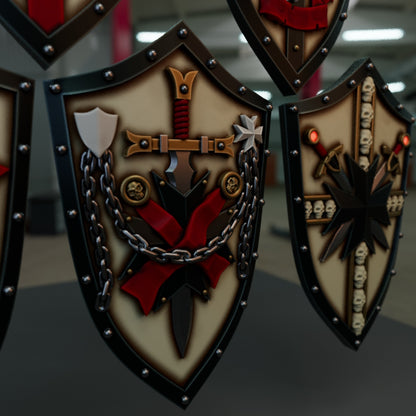 5-10x Templar Crusader Veteran Shields