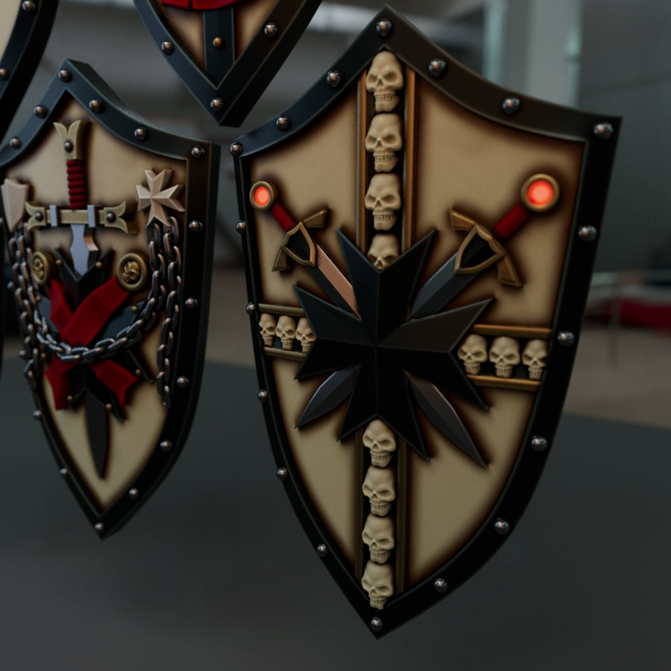 5-10x Templar Crusader Veteran Shields